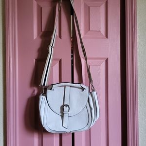 NWT ZARA  genuine leather messenger bag